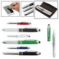 Executive 3-in-1 Metal Pen/ Stylus w/ LED